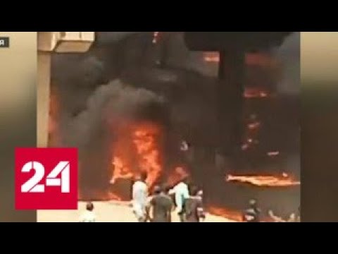 В Нигерии из-за взрыва автоцистерны с нефтью погибли 12 человек - Россия 24 - (видео)
