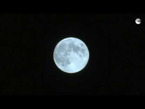 "Голубая Луна" над Москвой - (видео)