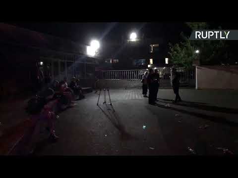 Протесты в Тбилиси перед офисом канала «Рустави 2» — LIVE - (видео)