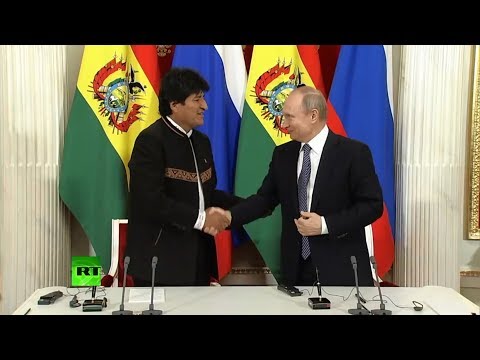 Путин и президент Боливии подводят итоги переговоров — LIVE - (видео)