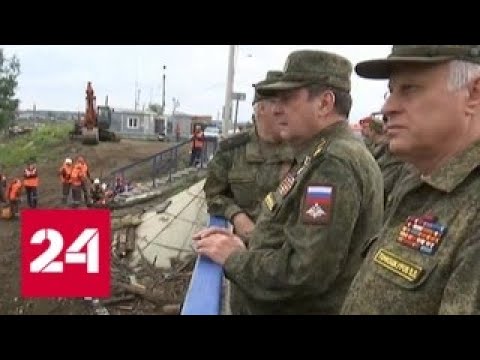 Росгвардия подключилась к работе по ликвидации последствий наводнения - Россия 24 - (видео)