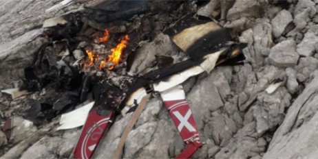 В Альпах разбился самолет, весь экипаж погиб - «Автоновости»