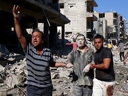В результате удара российской авиации в Сирии погибли 23 человека - «Новости дня»