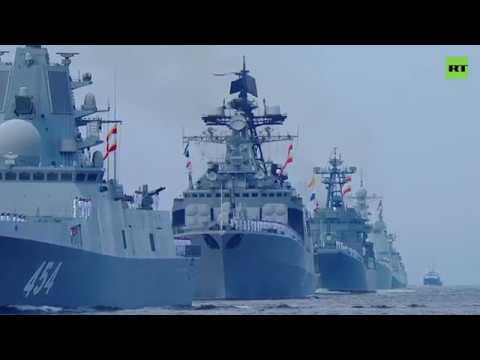 В Санкт-Петербурге прошёл парад в честь Дня ВМФ - (видео)